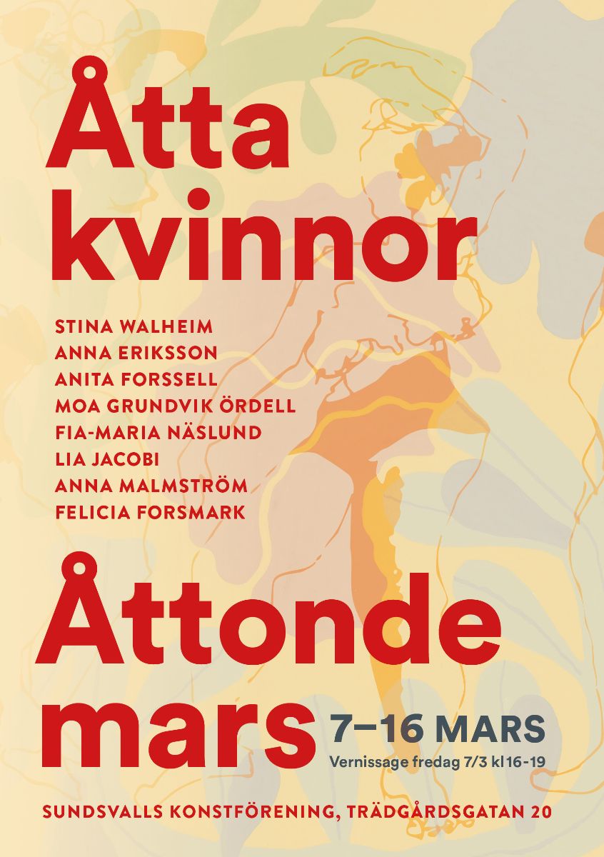 Åtta kvinnor åttonde mars 2025
